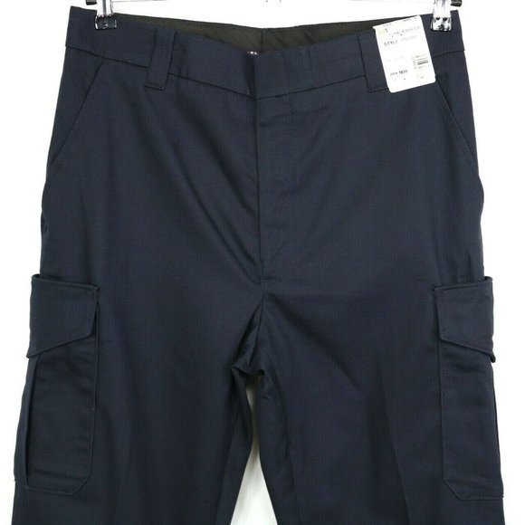 The Force Tactical Cargo Uniform Work Pants HS2383 Blue Unhemmed Size 34 - Picture 11 of 12